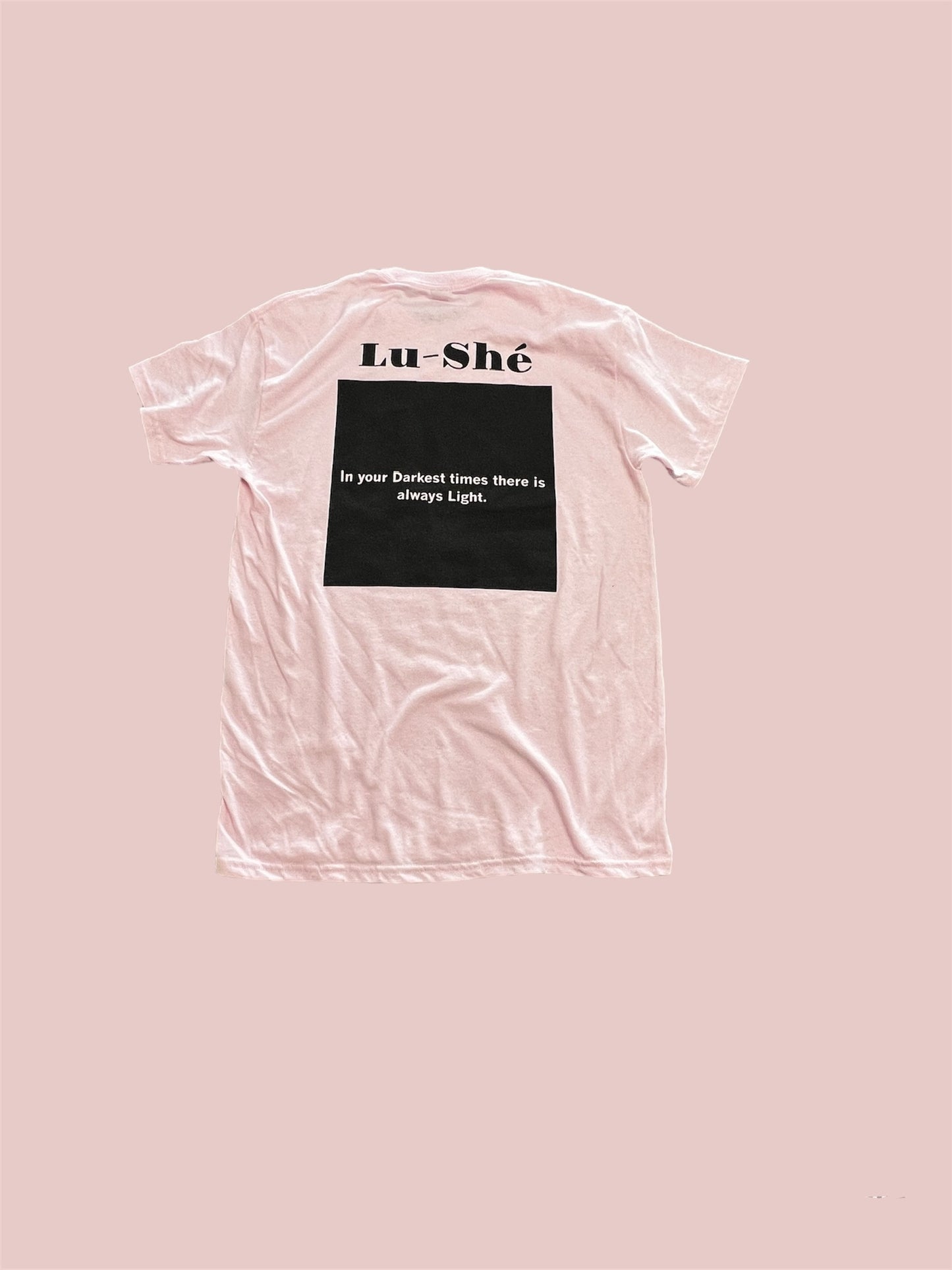 Lu-Shé 'Light In Dawn' - "Back
Design" Tee (PINK)