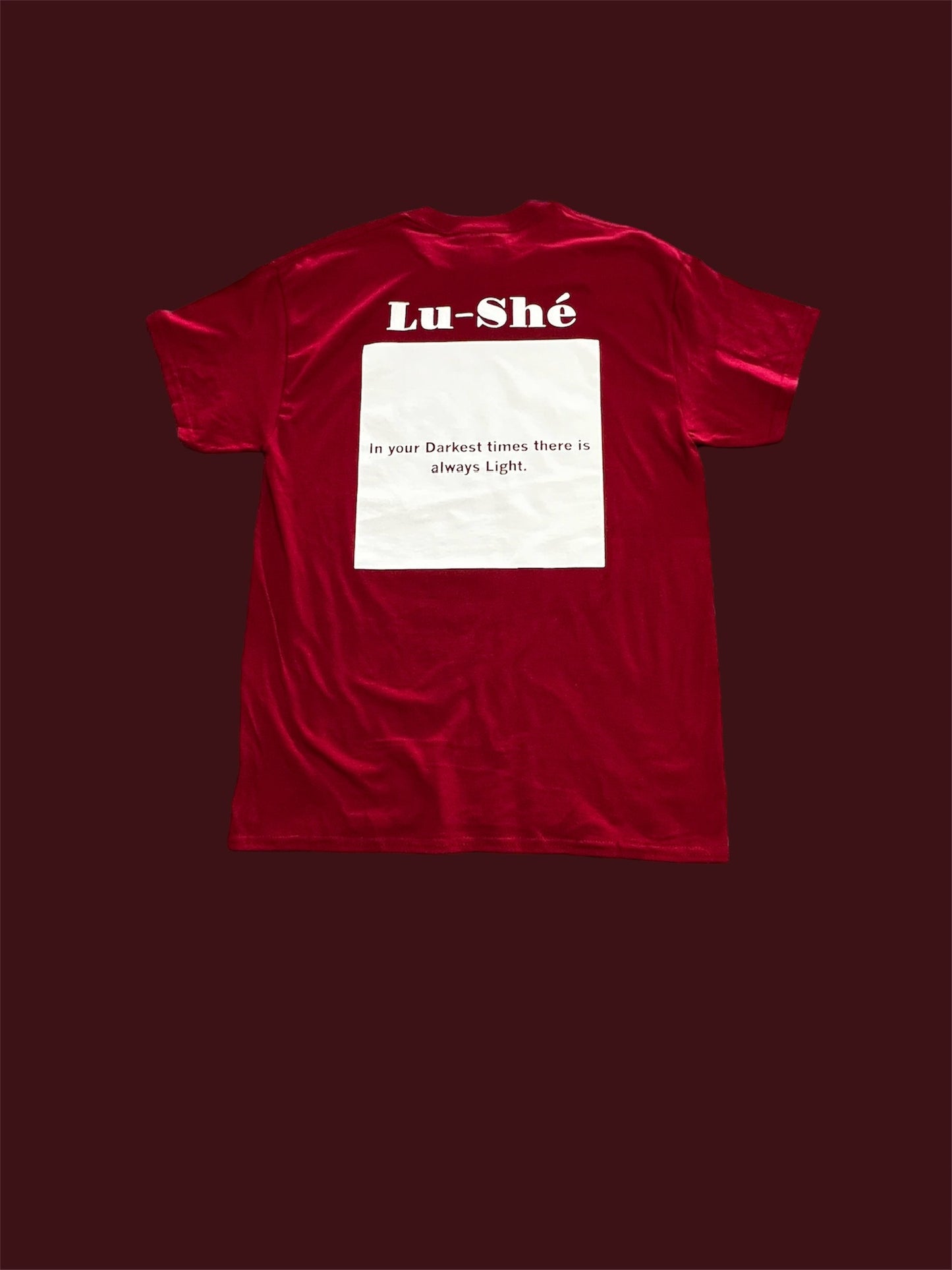 Lu-Shé 'Light In Dawn' - "Back
Design" Tee (RED)